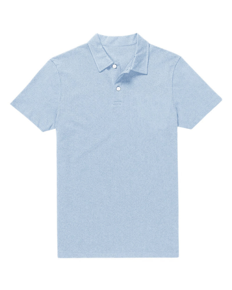 Polo Light Blue Dotted