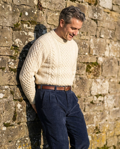 Brisbane Moss DK Navy Corduroy