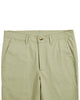 Front view of custom Genoa Chino pants for men by Luxire in pale lime