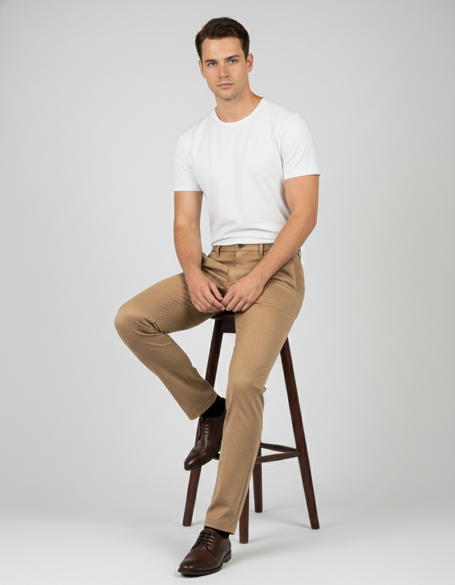 Camel Wool Chino - 4