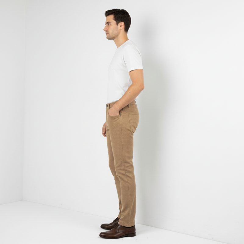 Camel Wool Jeans