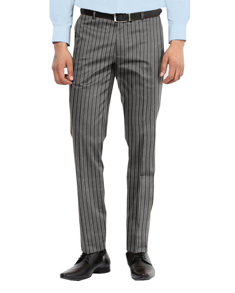 Dugdale Black Grey Twill Stripes