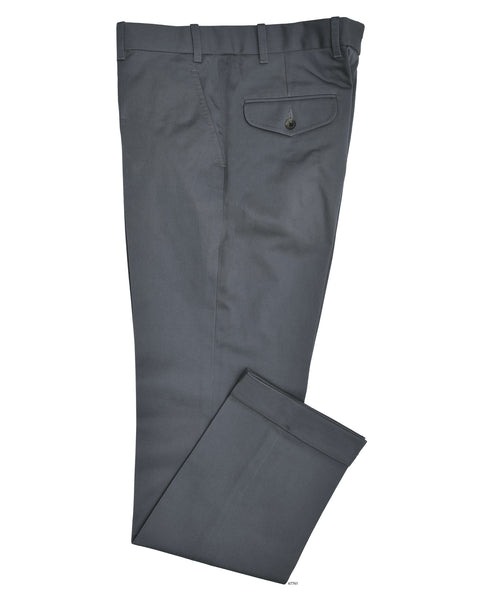Steel Grey Twill Chino