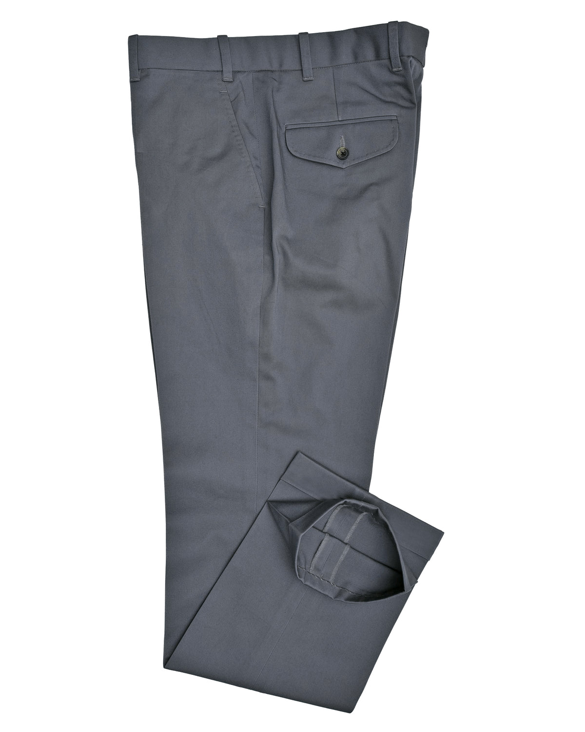 Steel Grey Twill Chino - 2