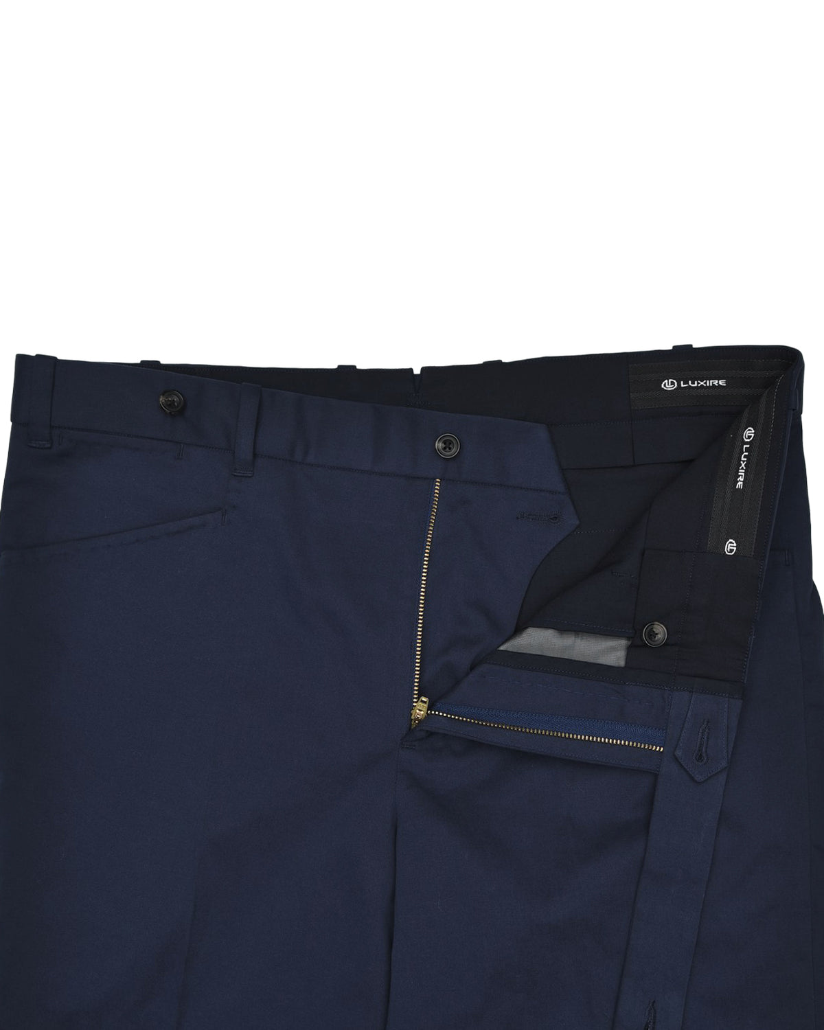Navy Twill Stretchable chino - 4