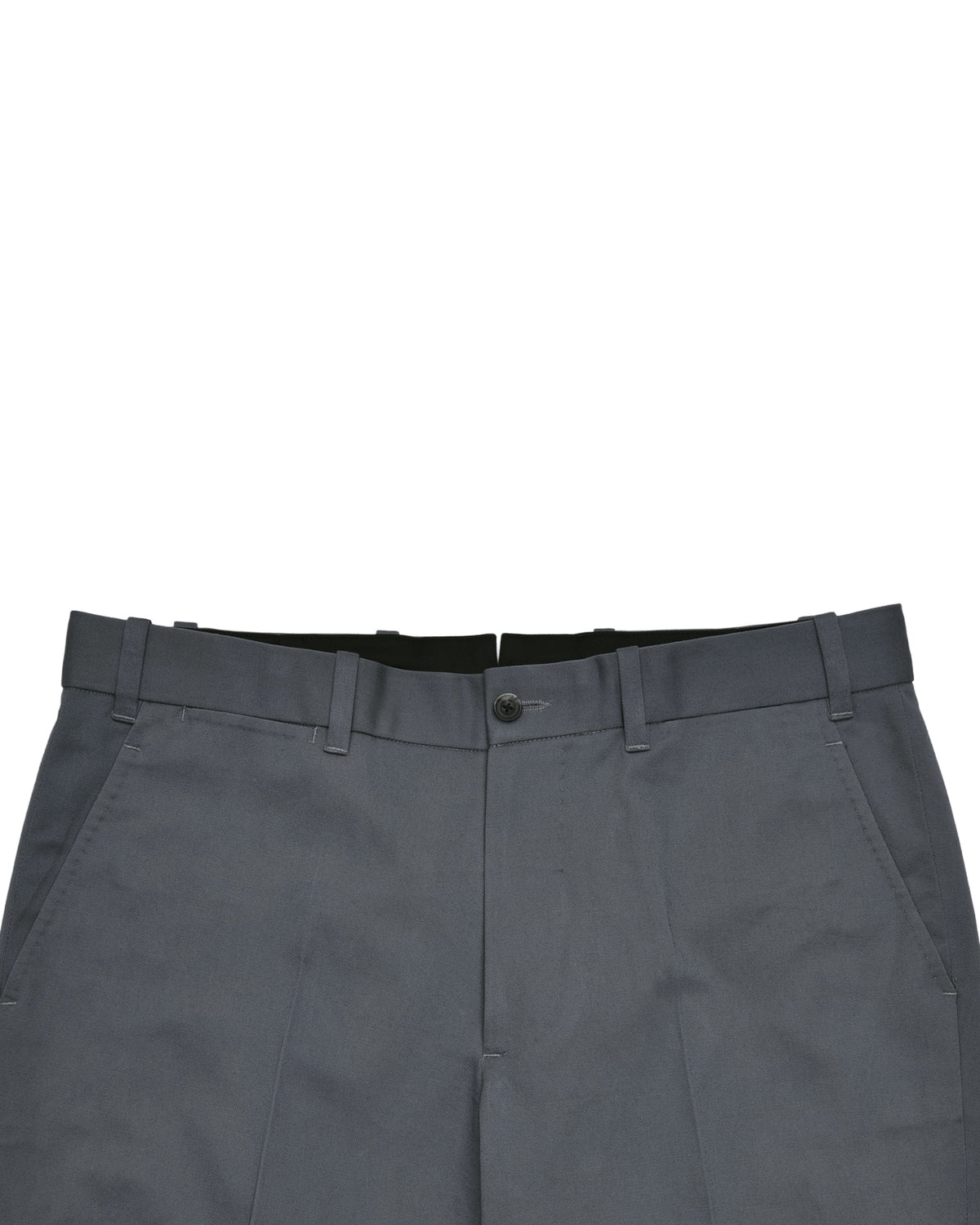 Steel Grey Twill Chino - 3