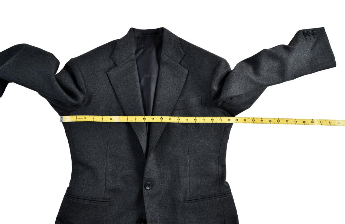 How to measure jacket chest width