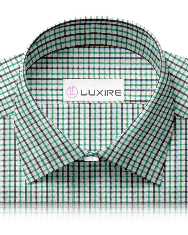 Green Black Tattersall Soft Twill