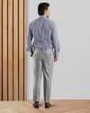 Navy Small Gingham Shirt