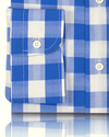Friday Shirt: Blue White Macro Gingham