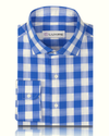 Friday Shirt: Blue White Macro Gingham