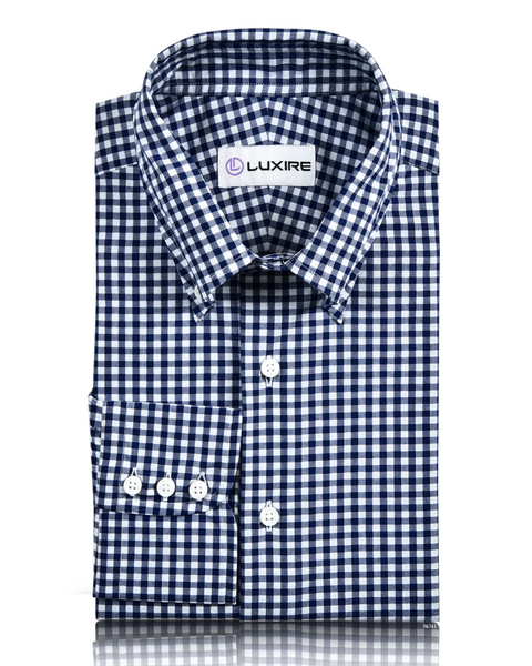 holiday✴︎GINGHAM CHECK LINEN SAILOR SHIRT holiday✴︎GINGHAM CHECK LINEN SAILOR SHIRT