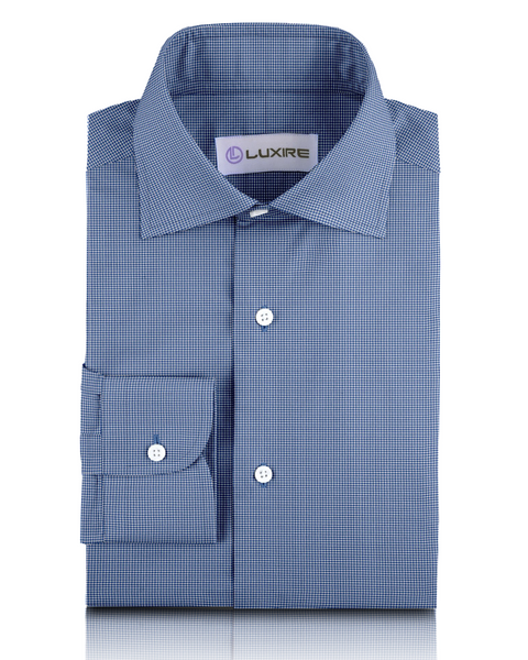 Royal Blue Micro Gingham