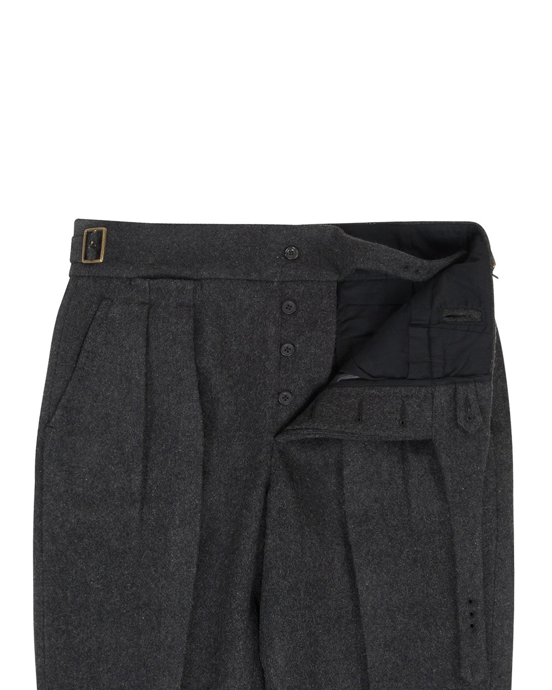 Dobell Black 100% Wool Tuxedo Pants | Dobell