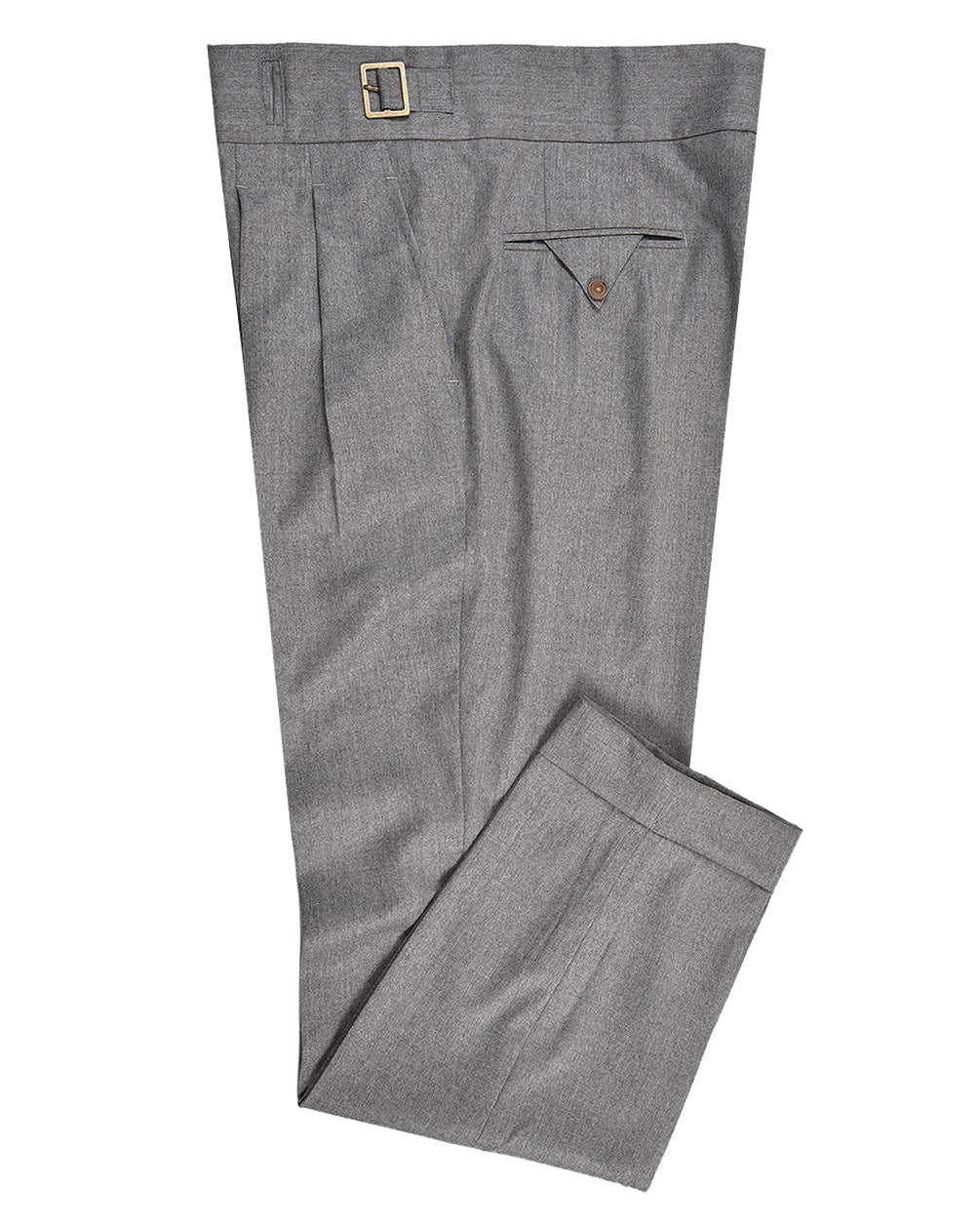 Gurkha Pant in Vitale Barberis Canonico - Flannels  Light Grey