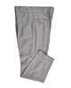 Side view of Gurkha Pant in Vitale Barberis Canonico Flannels Light Grey