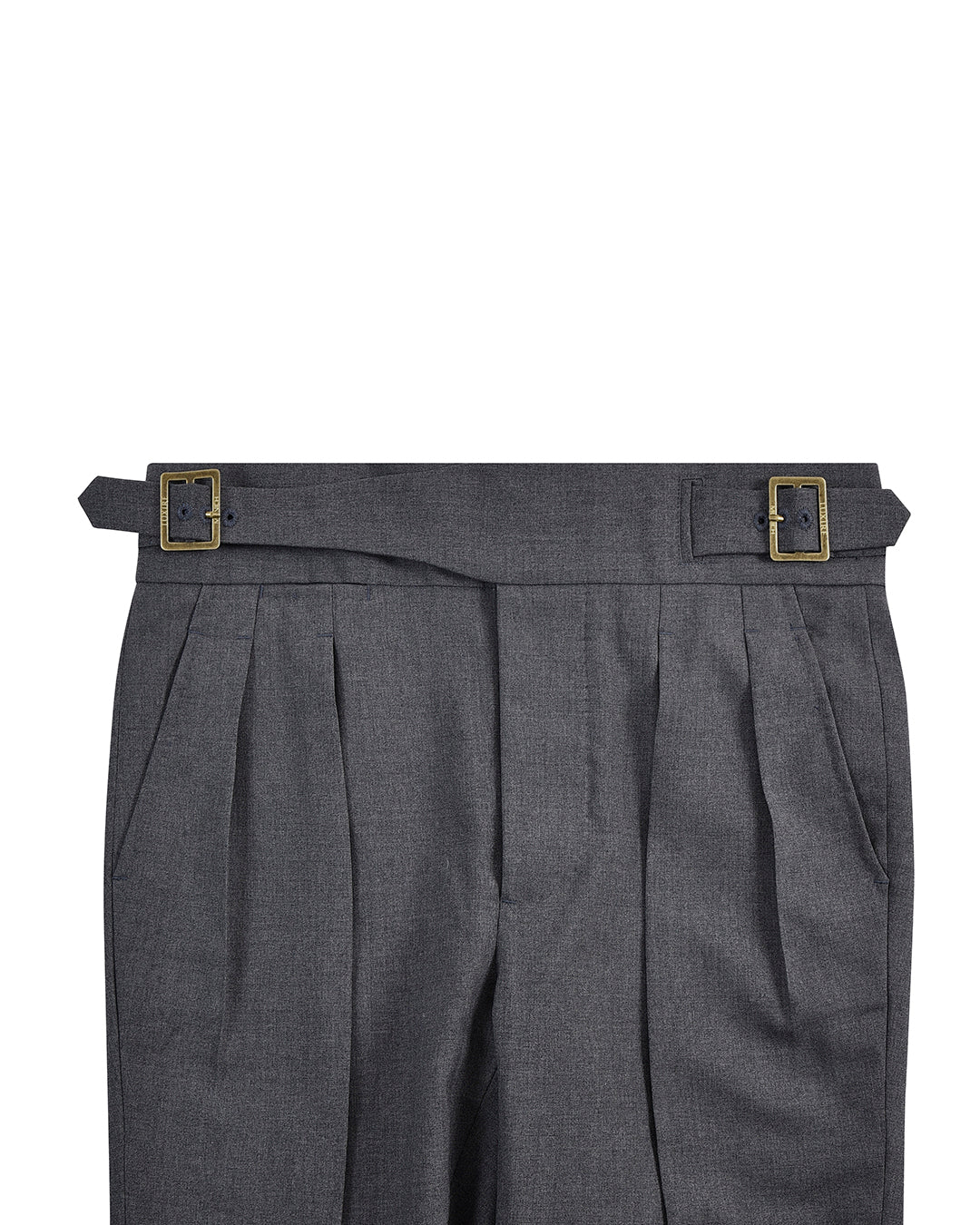 Gurkha Pant in Dugdale New Fine Worsted Tropical Wool - Grey - 2