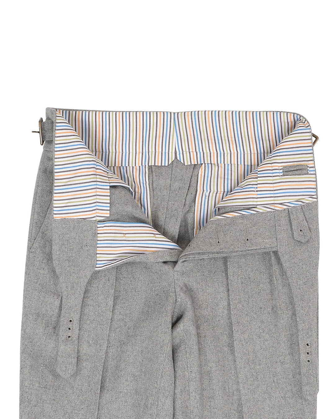 Gurkha Pant in Charcoal Grey 100% Wool Flannel – Luxire Custom Clothing