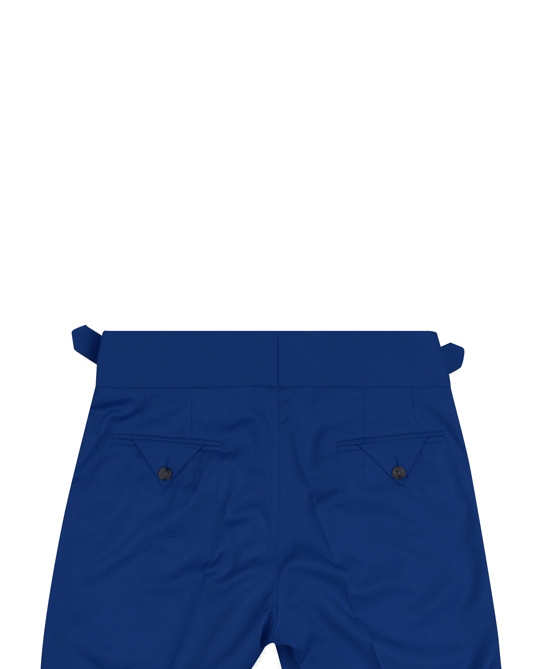 Gurkha Pant in VBC 100% Wool: Royal Blue Twill - 4