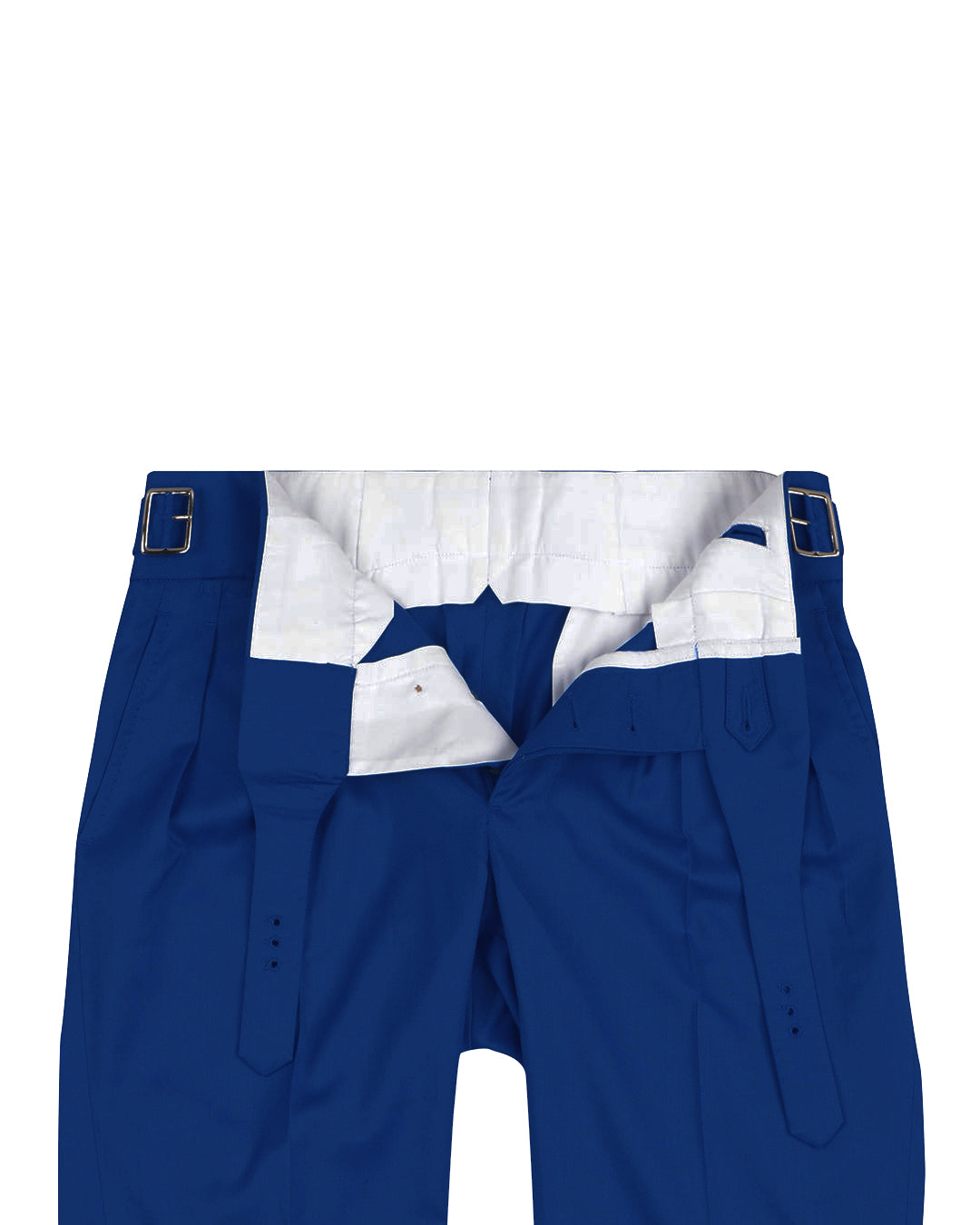 Gurkha Pant in VBC 100% Wool: Royal Blue Twill