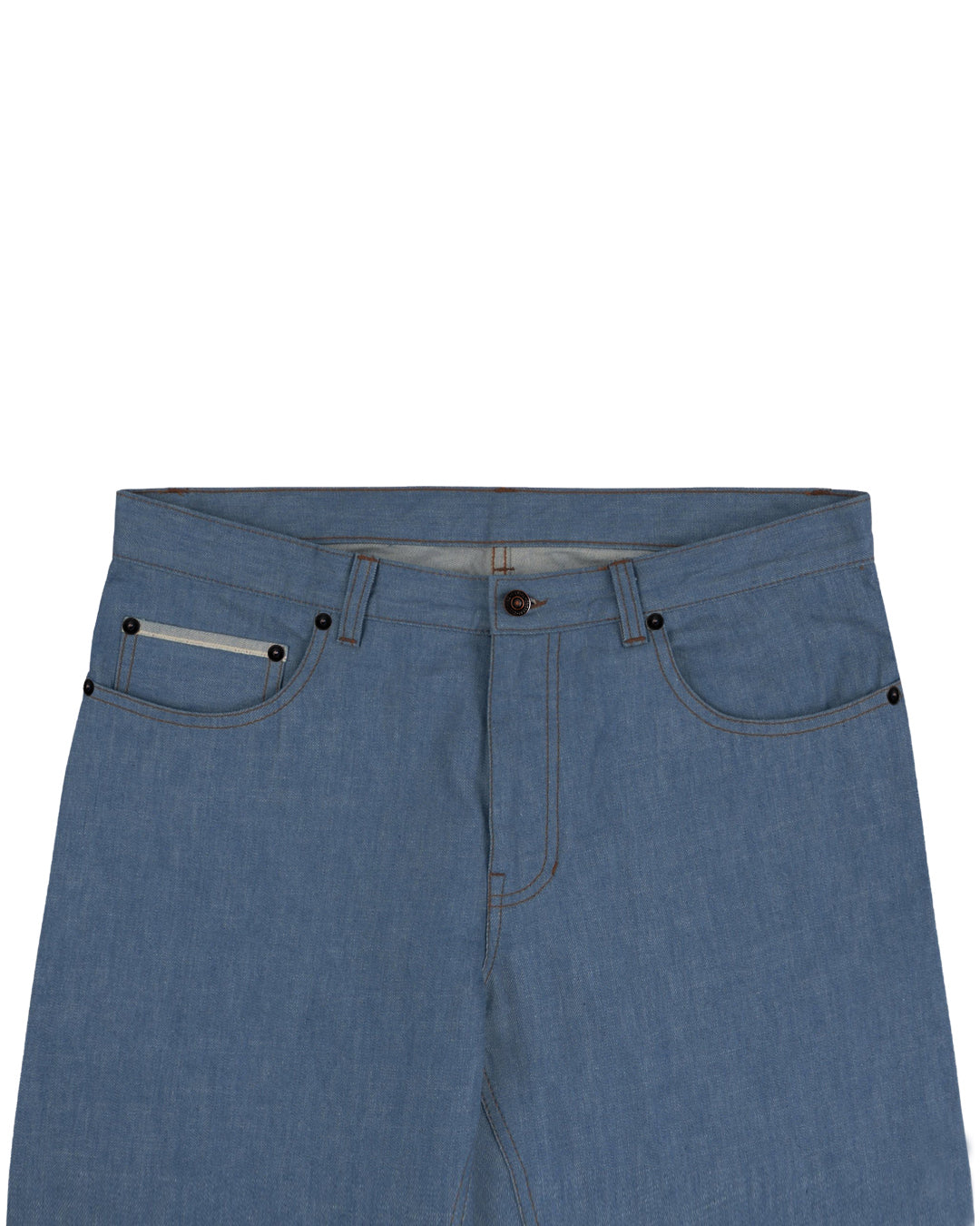 Light Blue Selvedge Jeans - 13 Oz - 5