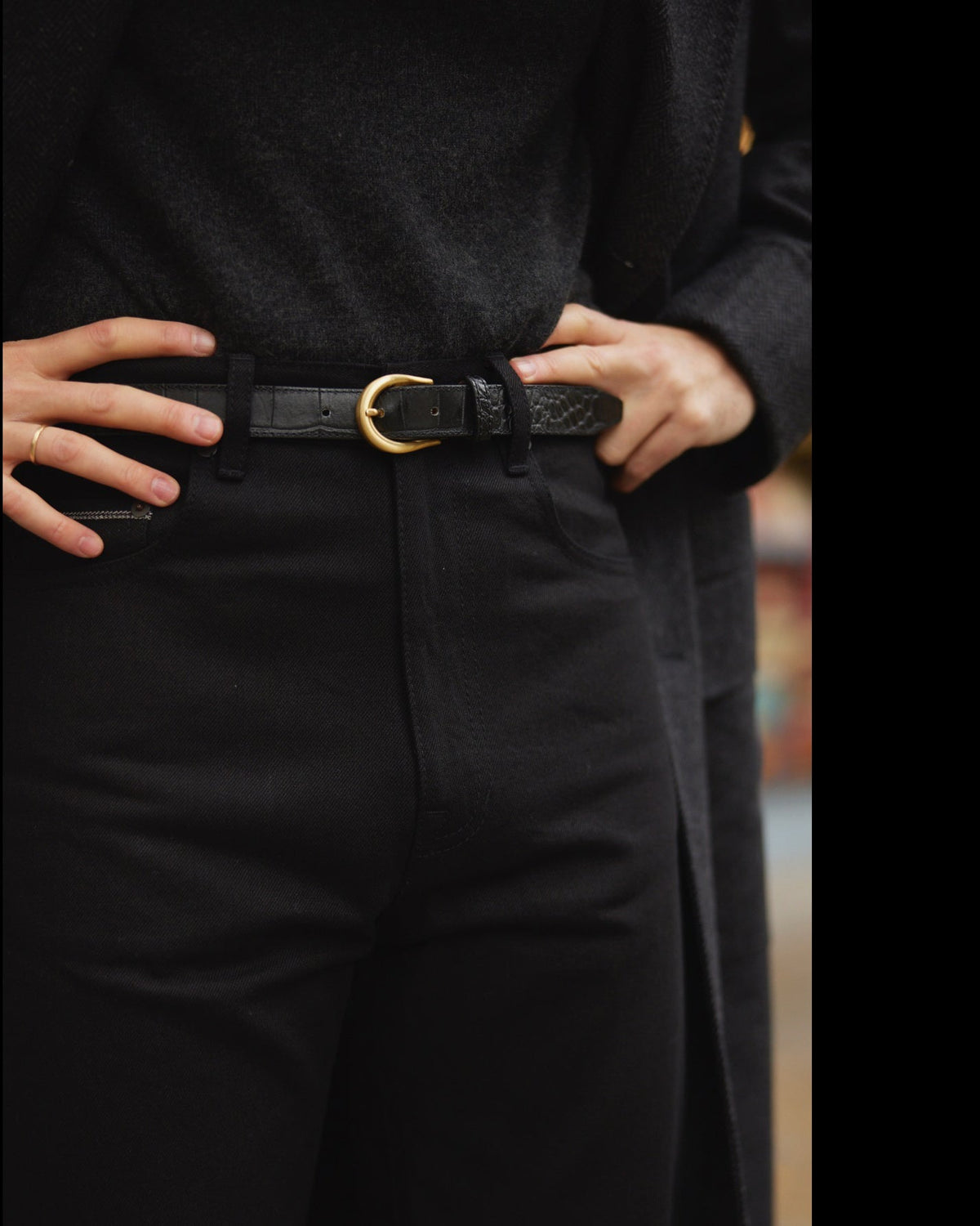 Luxire Selvedge: Black Jeans - 3