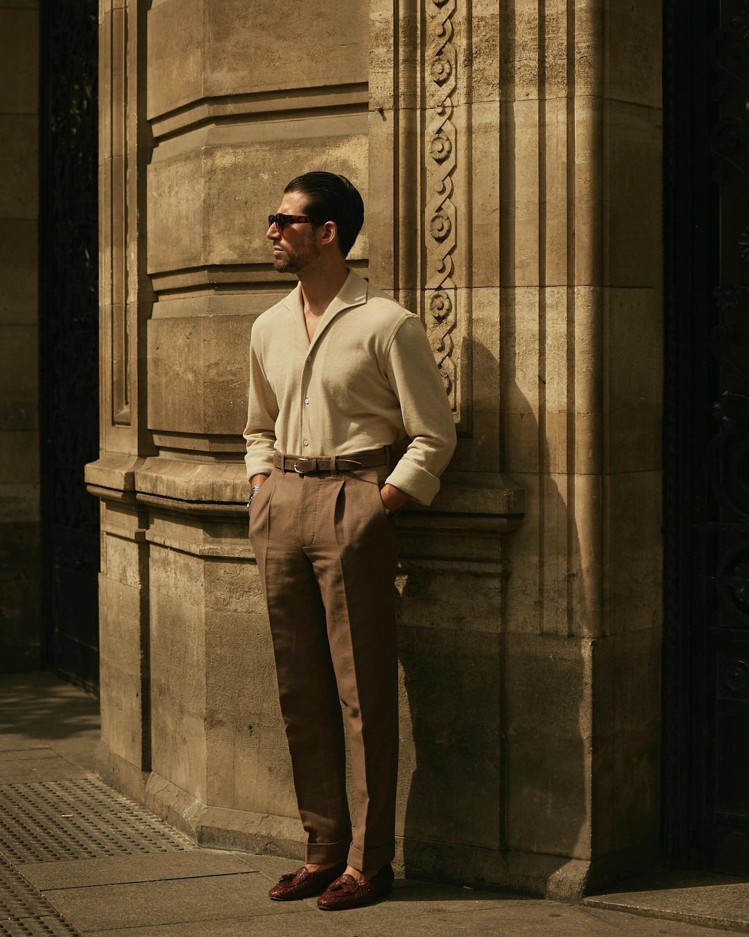 linen dress pants for men Men's White Linen Pants by StudioSuits