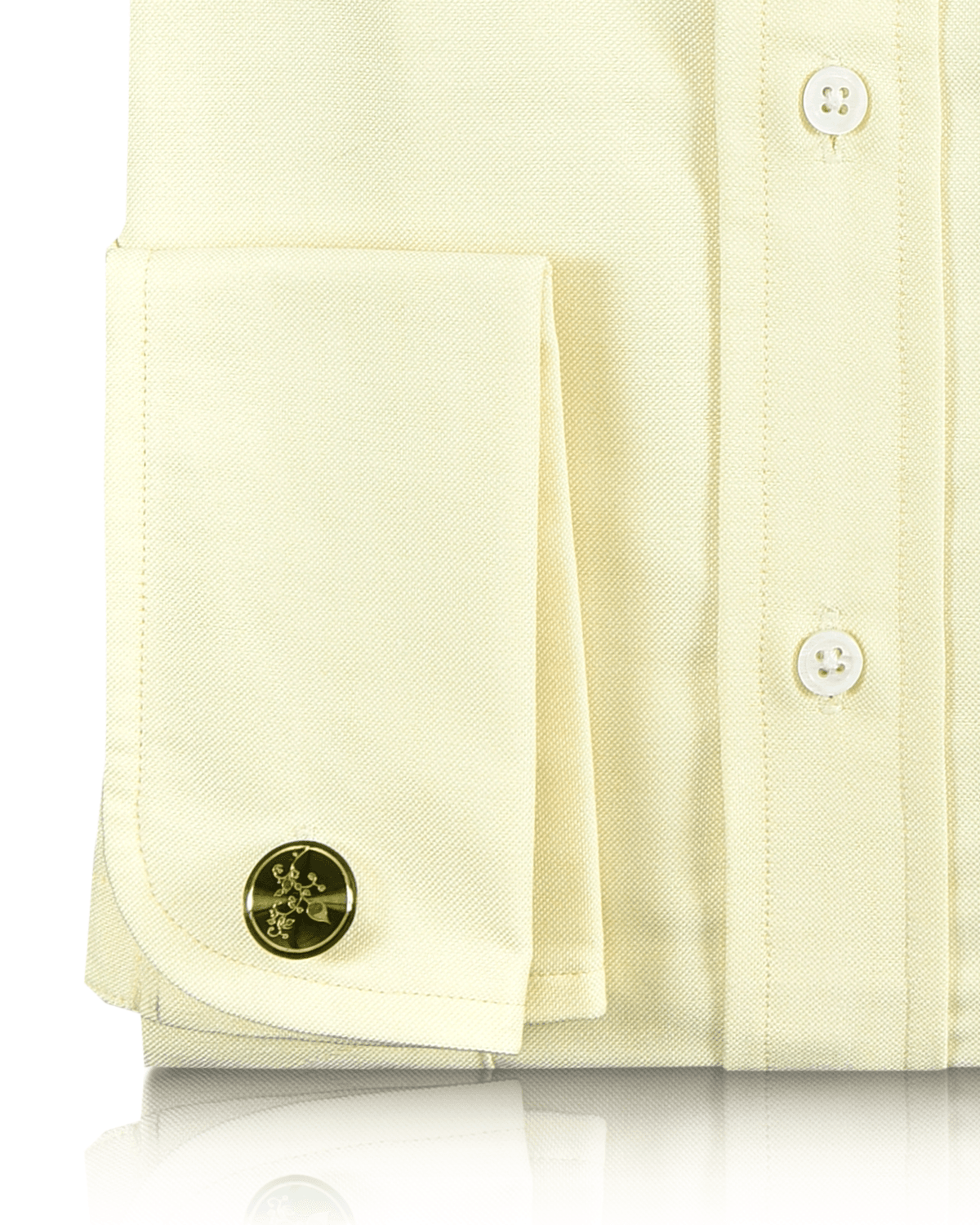 Classic Light Yellow Oxford Shirt - 3