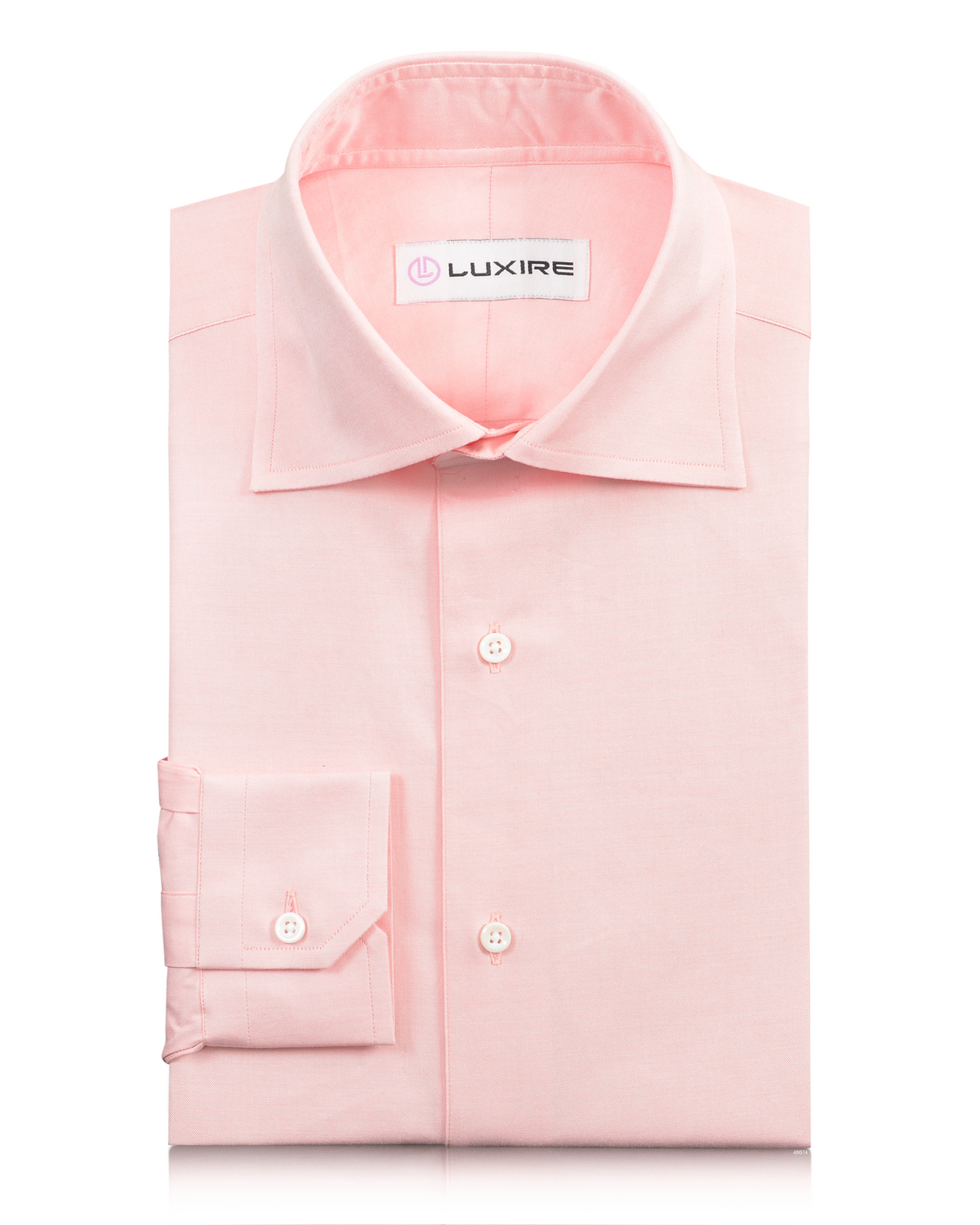 Peach Pinpoint Oxford - 1