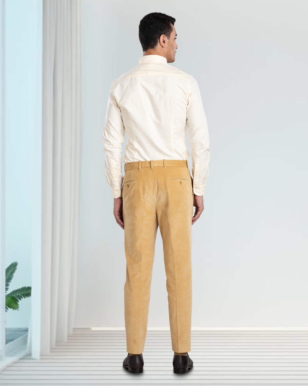 Pale Yellow Oxford Shirt - 6