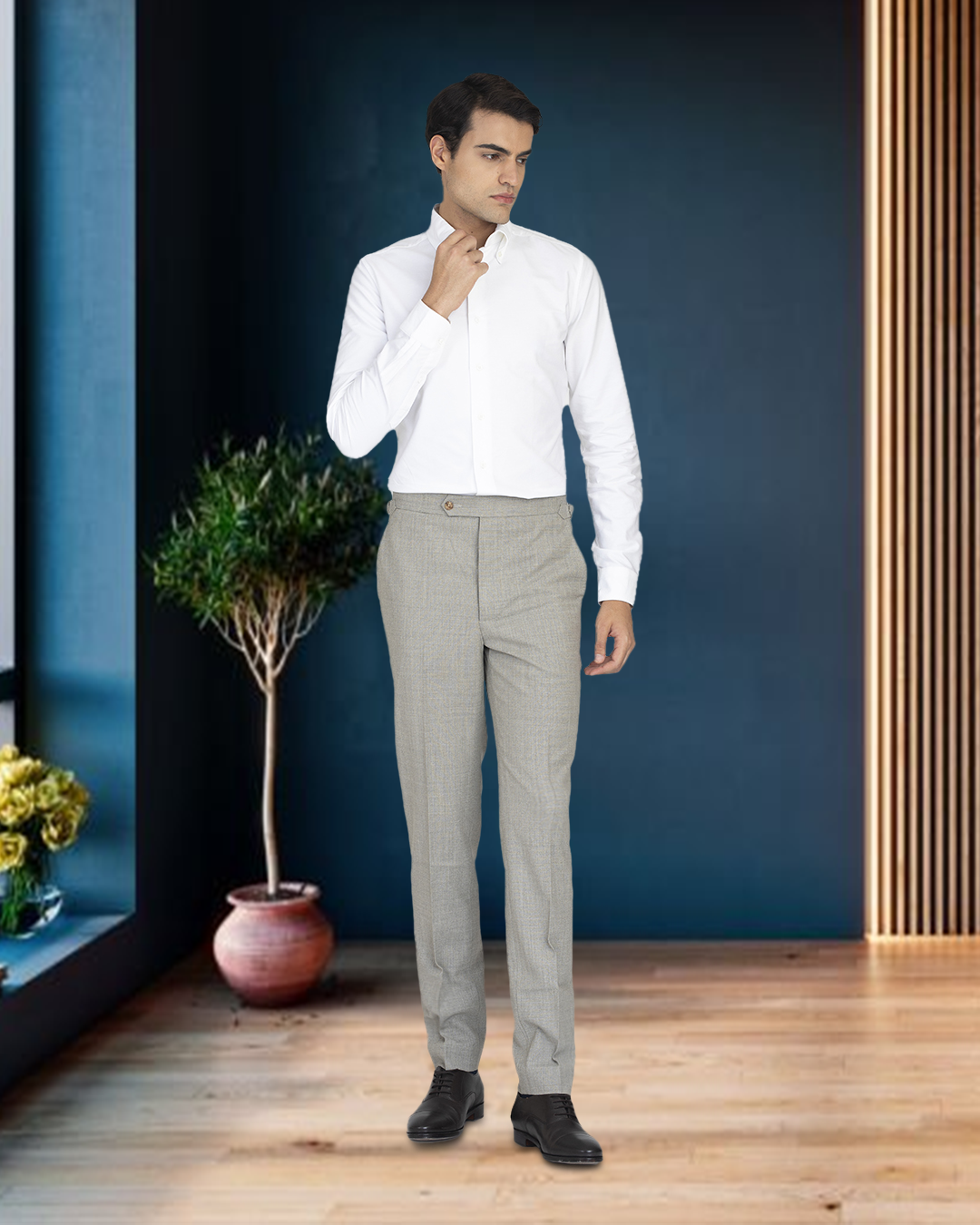 Warzone White Oxford