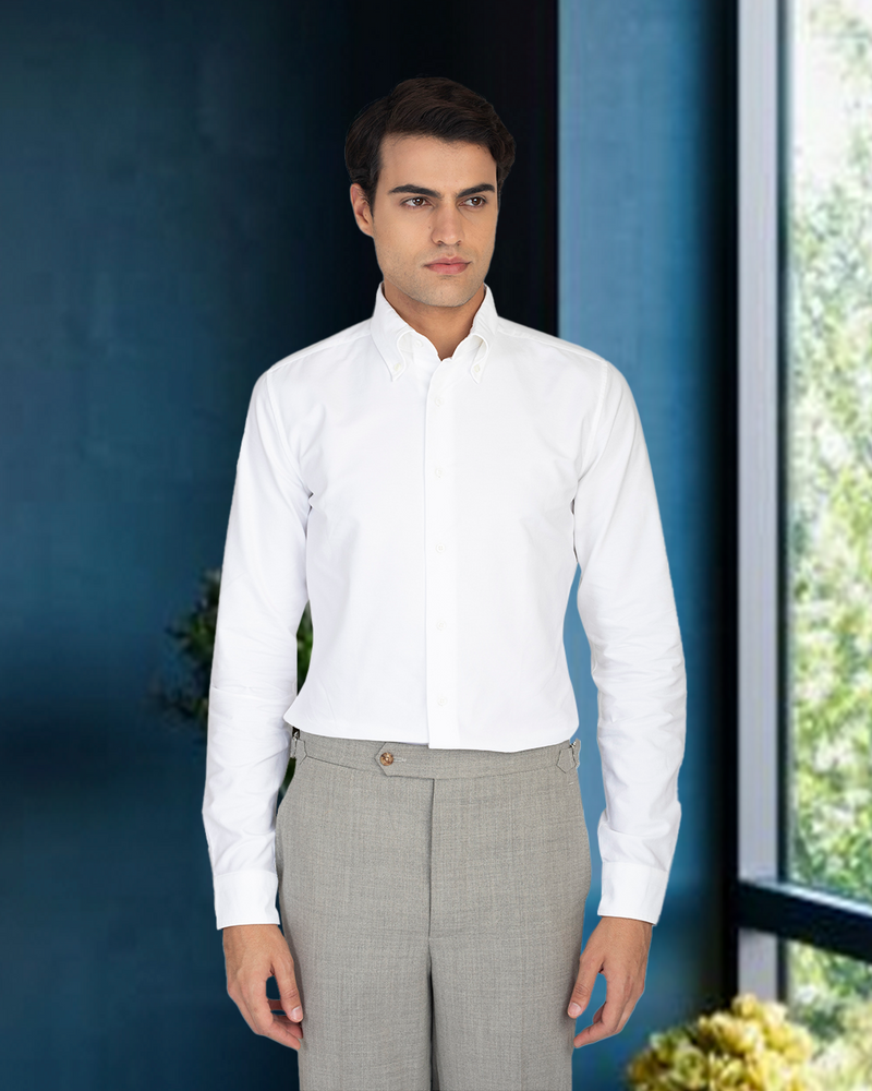 EZS Warzone White Oxford Shirt
