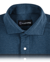 Dark Blue Grey Polo T-Shirt