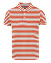 Orange white stripes T-shirt