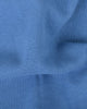 Close up of the custom oxford polo shirt for men by Luxire in steel blue