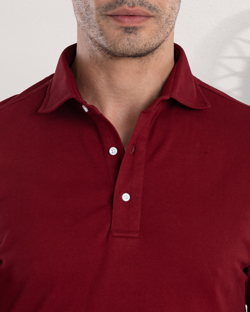 Maroon Polo T-Shirt