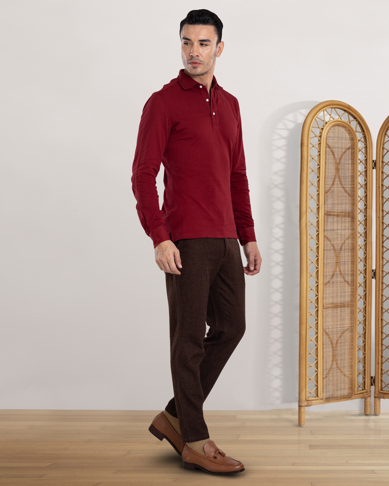 Maroon Polo T-Shirt