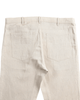 Back view of denim jeans for men by Luxire in ivory