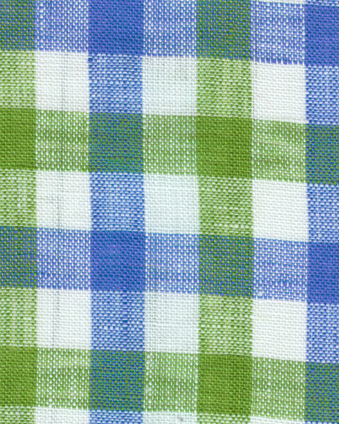 Green Blue Gingham Shirt - 4