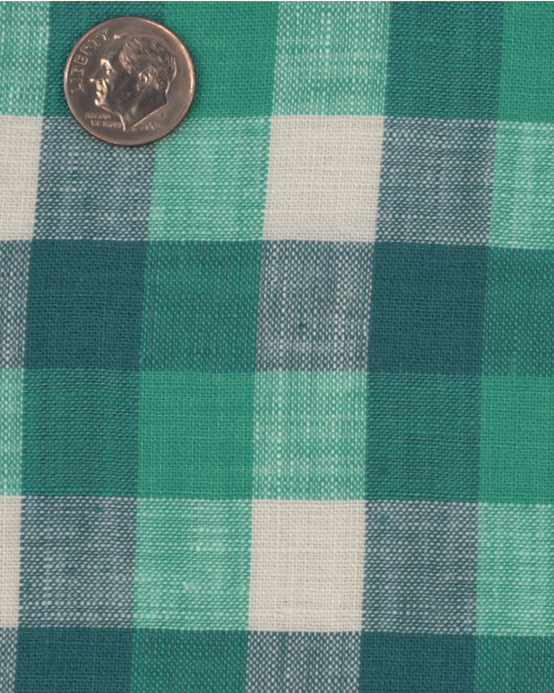 Linen: Shades of Green Tattersall