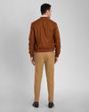 VBC:100% Wool Brown Flannel Shirt Jacket