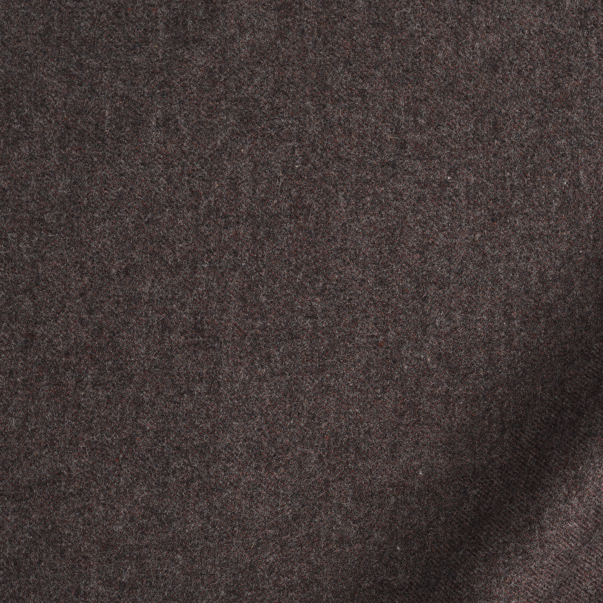Vest in Mohagany Brown Cotton Flannel - 2