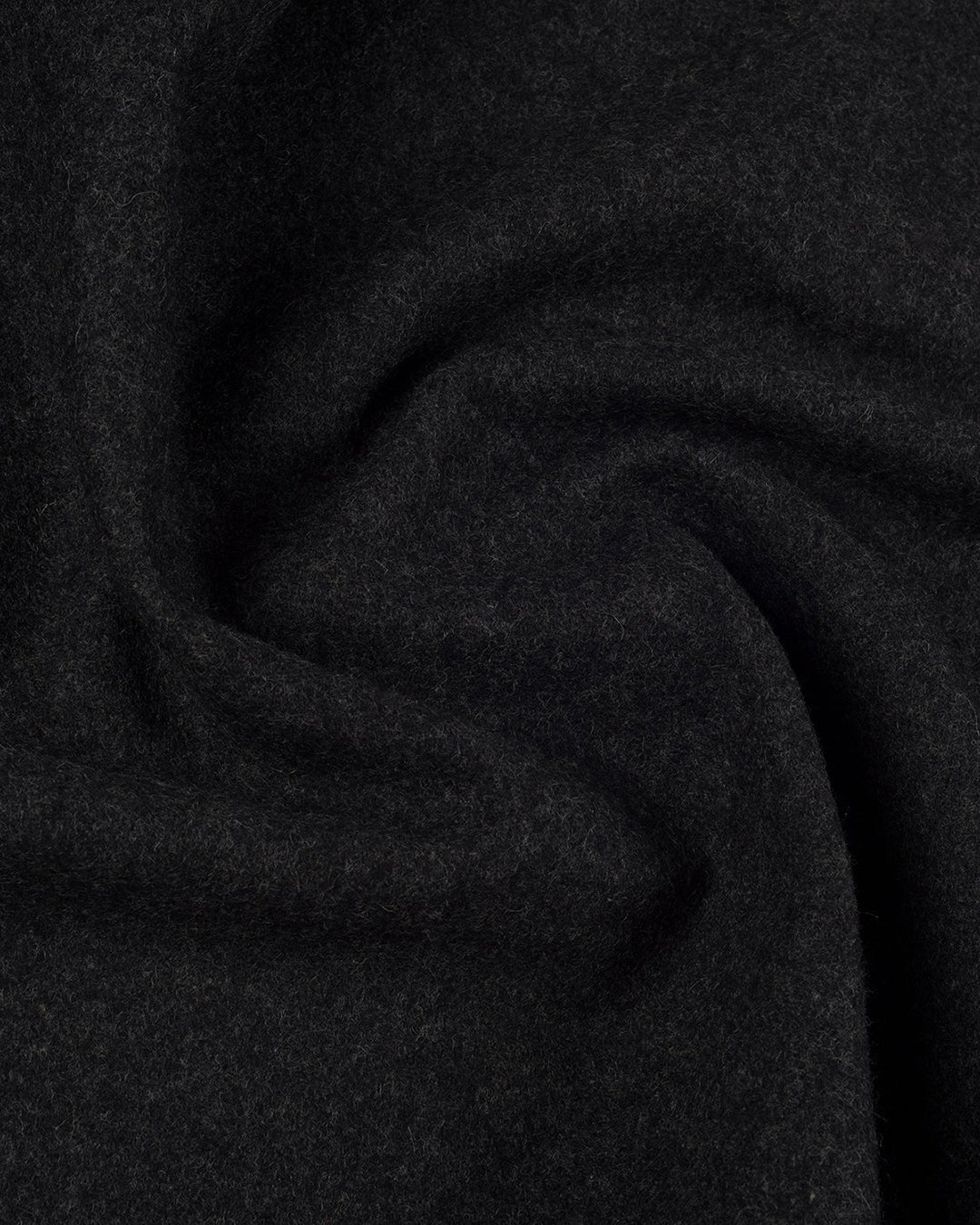 Vest in Charcoal Grey 100% Wool Flannel - 4