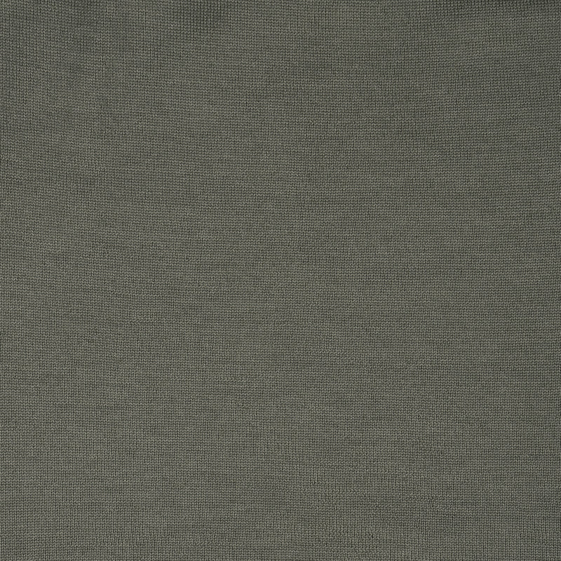 EZS Merino Wool Pale Olive  Long Sleeve Polo