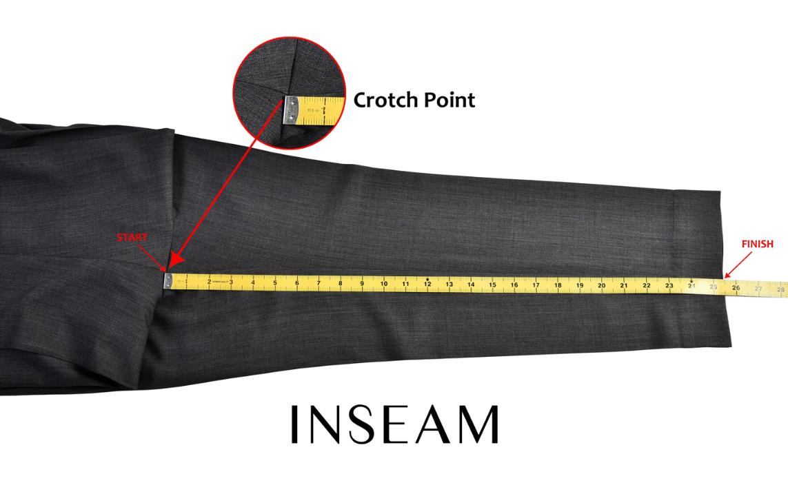 How to measure pant inseam