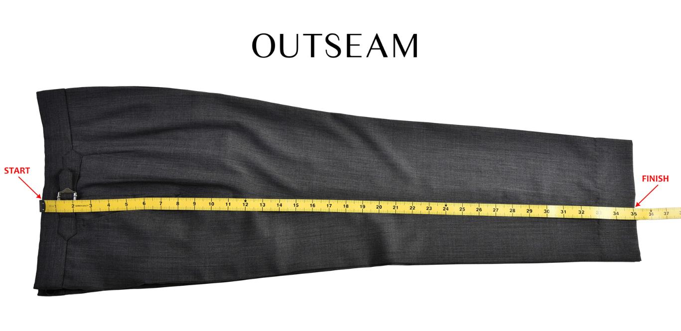 How to measure pant outseam