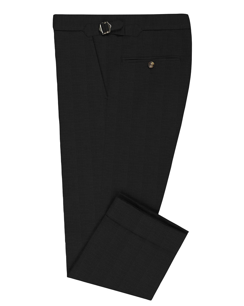 Drago: Super 160s Charcoal Prince of Wales Checks Suit