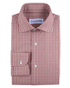 Friday Shirt:Red Double Pin Checks