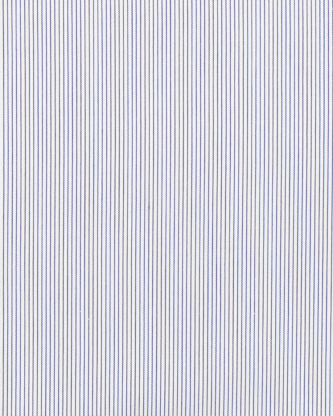 Blue Hairline Stripe On white Shirt - 4