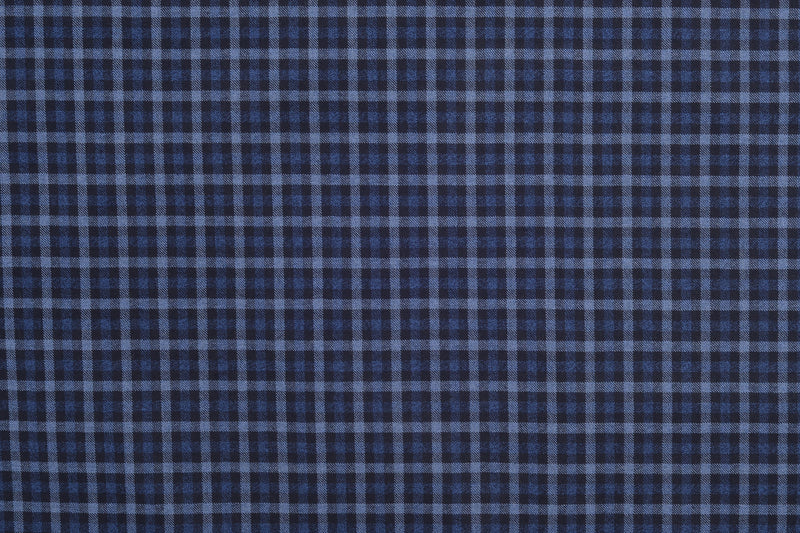 VBC Blue & Black Checks Twill Pant